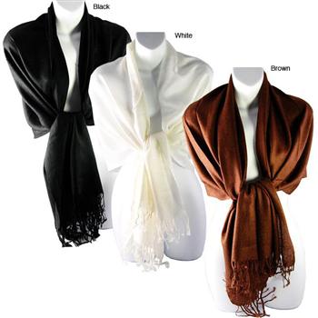 Fringed Pashmina Shawl